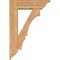 Ekena Millwork Balboa Traditional Smooth Bracket w/ Offset Brace, Western Red Cedar, 7 1/2"W x 26"D x 38"H BKT0806X26X38BOA01SWR - alternate 4